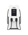 Hydra Goliath DC rapid charger front view with dual CCS2 cables