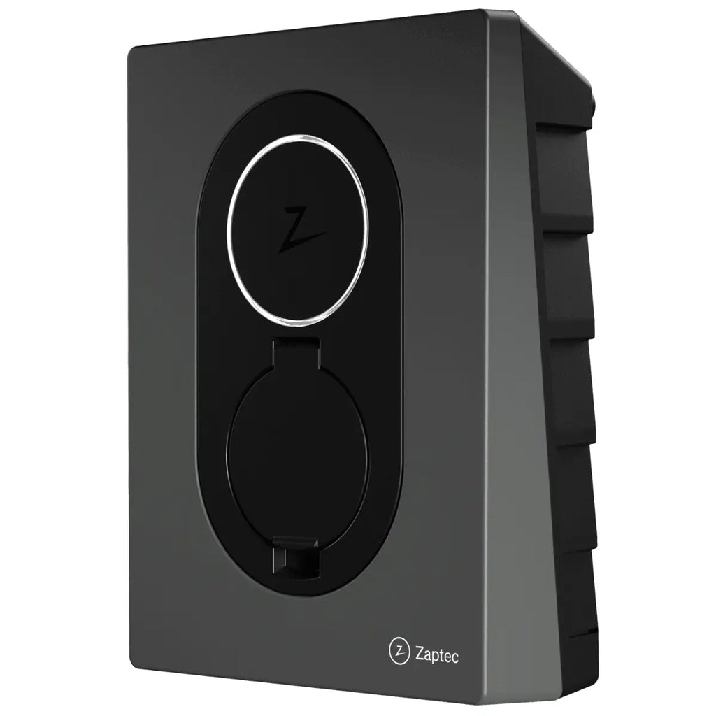 Zaptec Go EV Charger - Compact Smart Home Charging Station, Side View