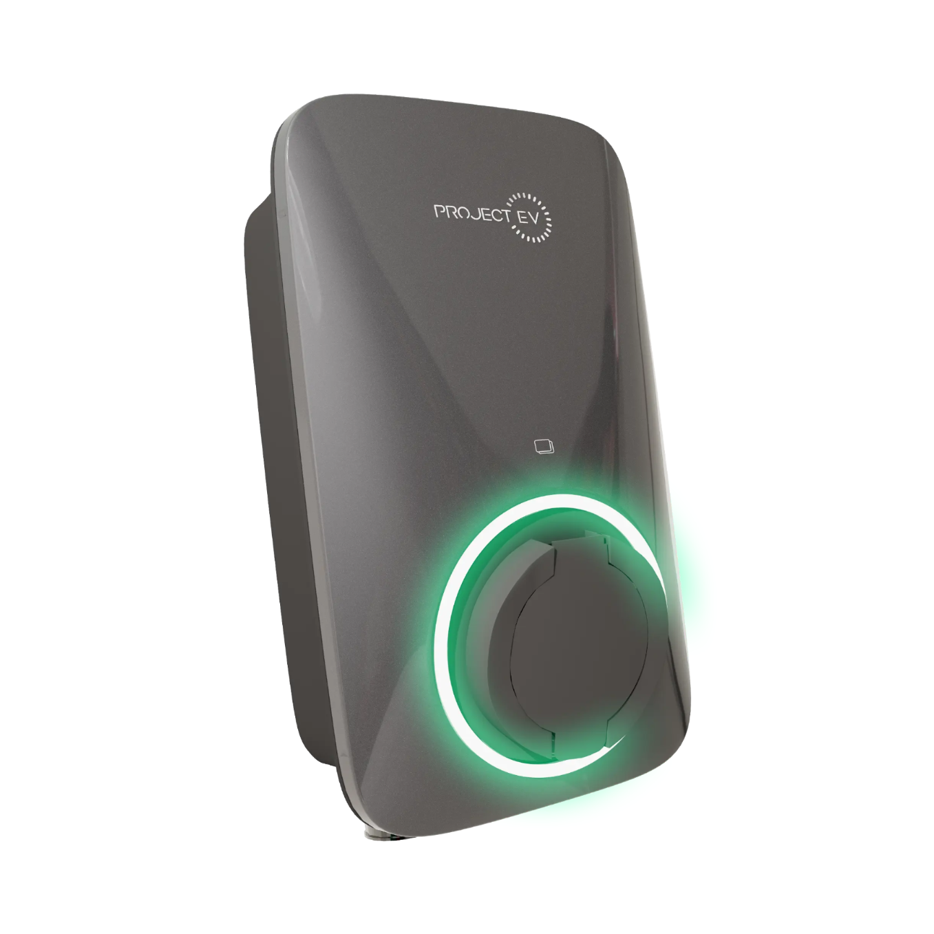 Project EV Apex EV Charger - Wall Mounted Smart Charging Point with LED Ring