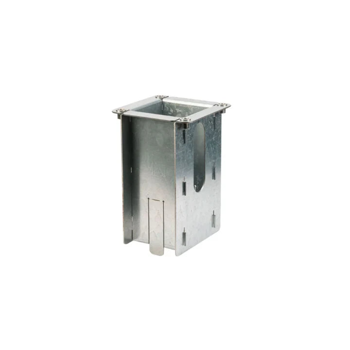 Easee ground mount galvanised steel sleeve for in-ground concrete fixing of Easee Base charger pedestal