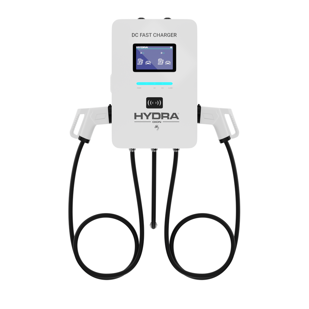 Hydra Dion 40kW dual CCS2 DC fast charger front view