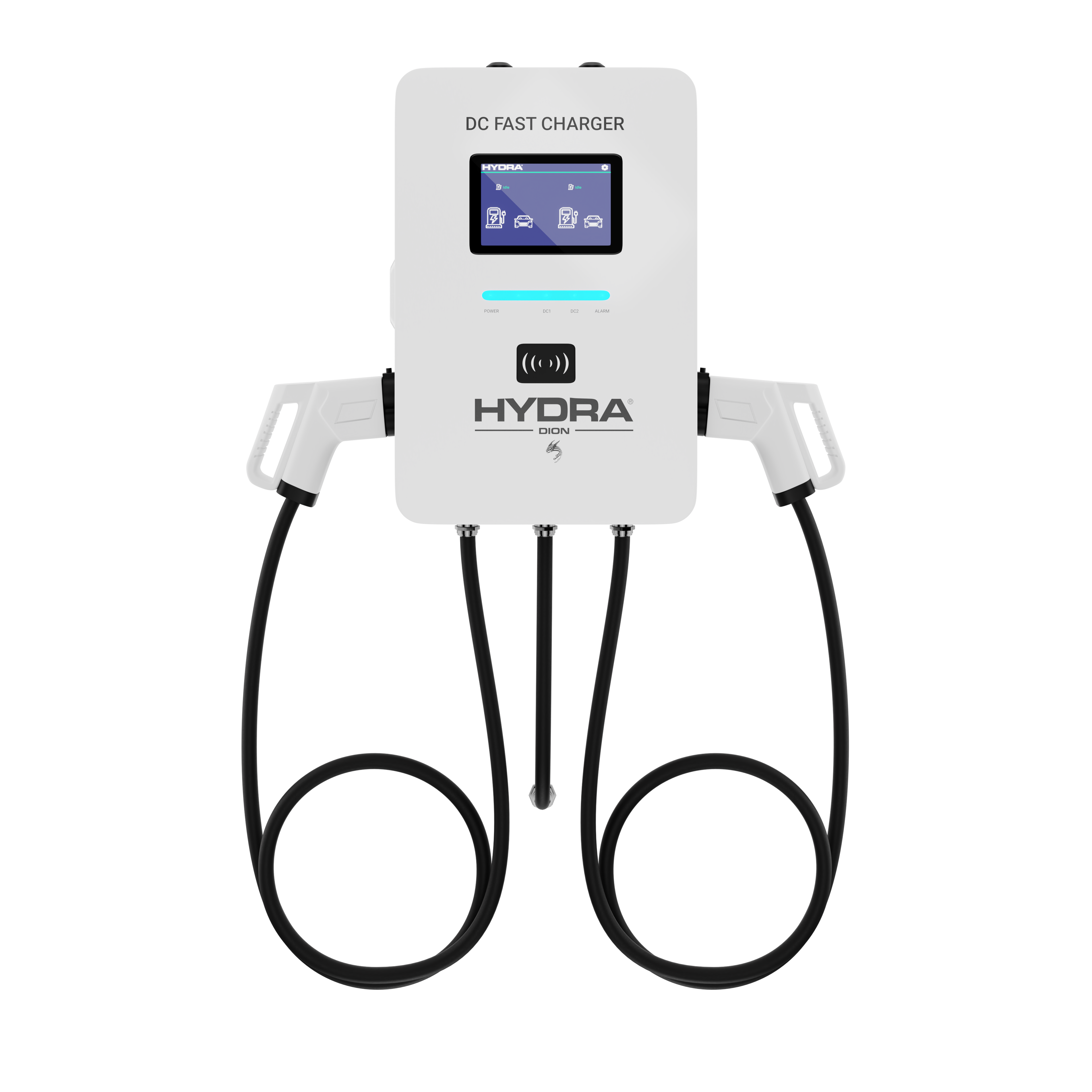 Hydra Dion 40kW dual CCS2 DC fast charger front view