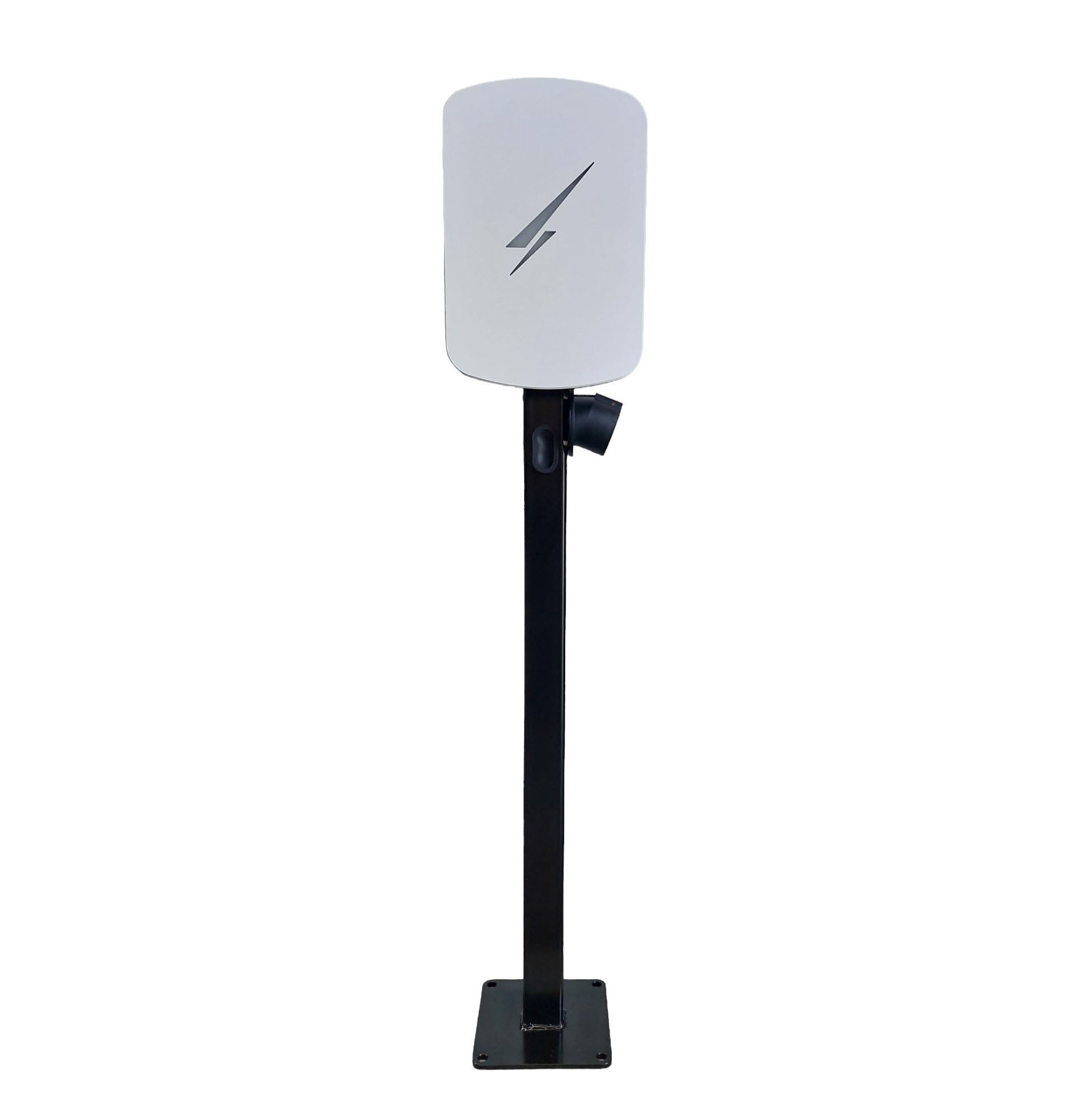 Hyper Volt 3 Home Pro 7kW EV charger on pedestal stand, front view on white background