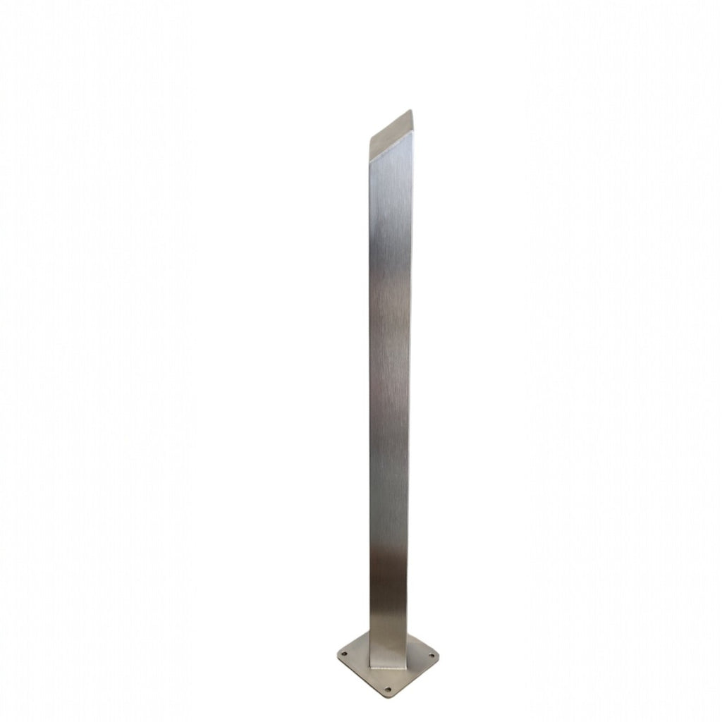 Stainless Steel EV Charger Mounting Post - Freestanding Pole for EV Charging Stations
