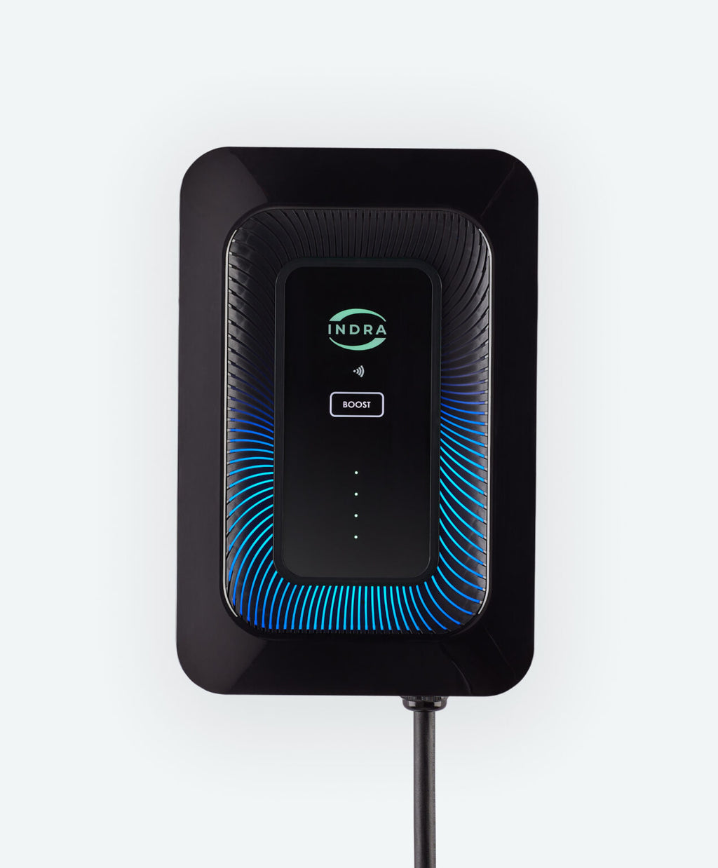 Indra Smart LUX illuminated ambient lighting feature at night