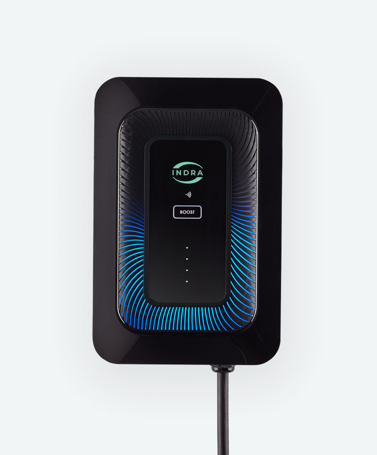 Indra Smart LUX illuminated ambient lighting feature at night