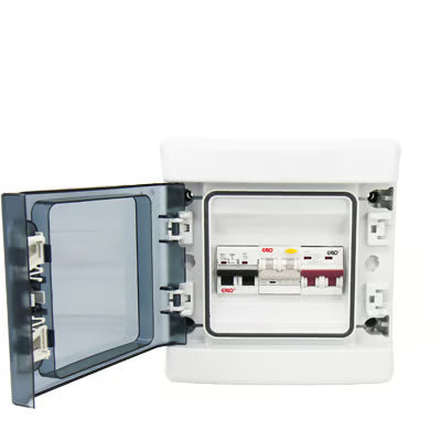 GARO GK40 consumer unit product thumbnail with open cover for EV charger - buy protection distribution board
