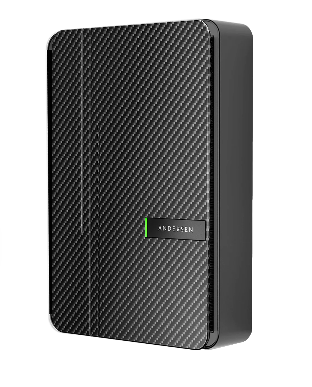 Andersen A3 home EV charger installed with hidden tethered cable