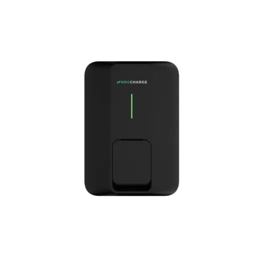 NRGCharge Black Wall-Mounted EV Charger - Front View, Buy Home Charging Point Online