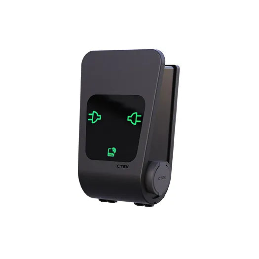 CTEK Chargestorm Connected EV Charger - Side Angled View, Buy Home Charging Point Online