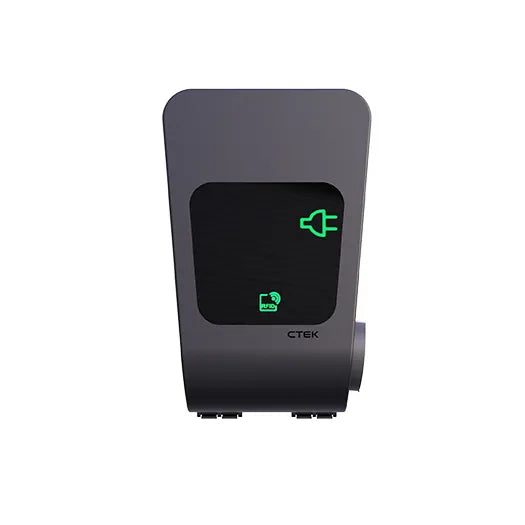 CTEK Chargestorm Connected EV Charger - Angled View with Display Icons, Buy Home Charging Point Online