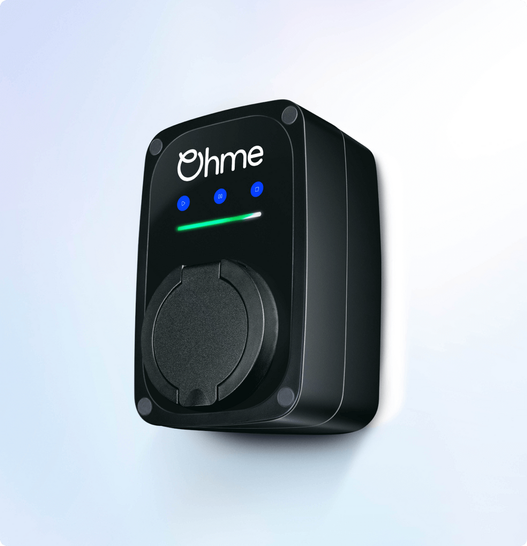 Ohme ePod smart EV charger - buy black tethered Type 2 home charging point