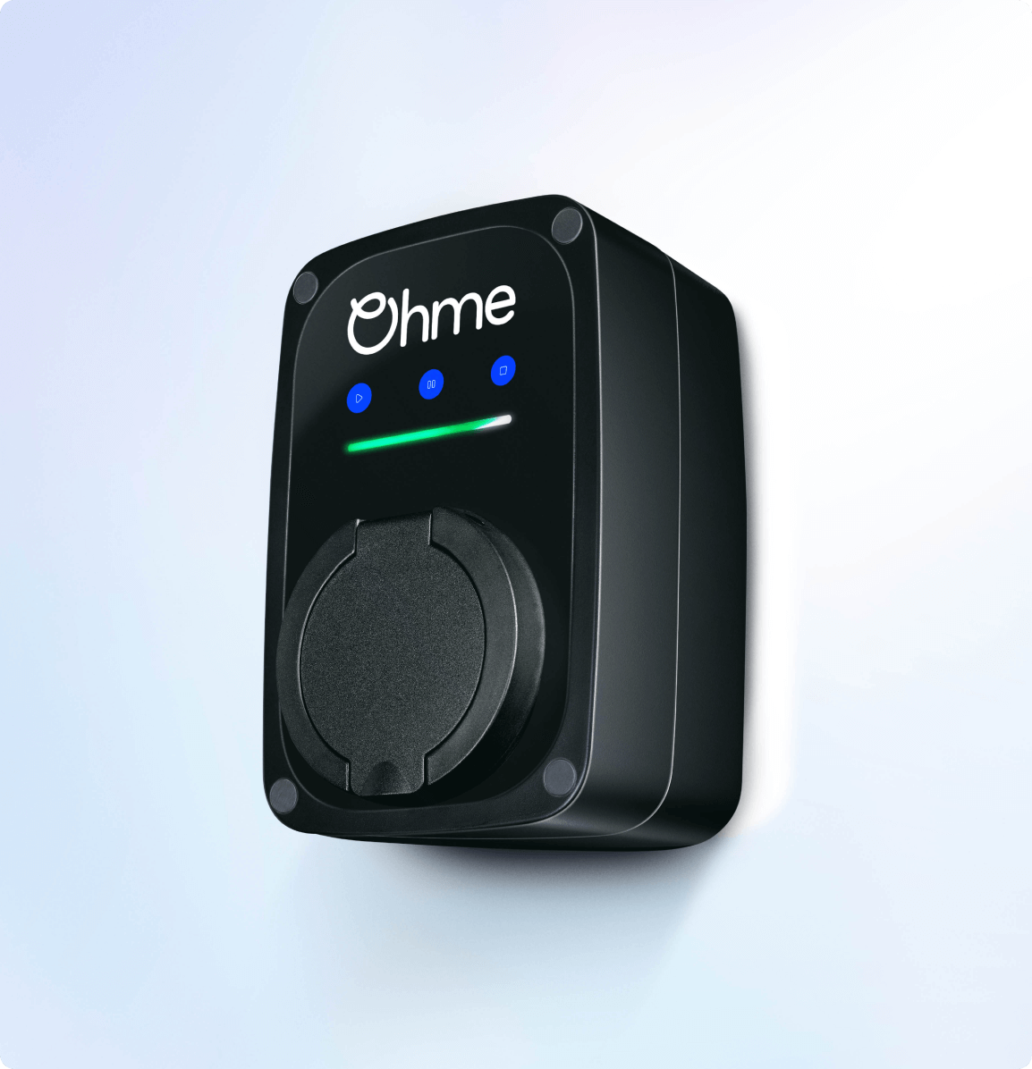 Ohme ePod smart EV charger - buy black tethered Type 2 home charging point