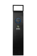 Evec ESP01 Pillar EV Charger with Blue LED Ring - Front View, Buy Commercial Charging Point Online