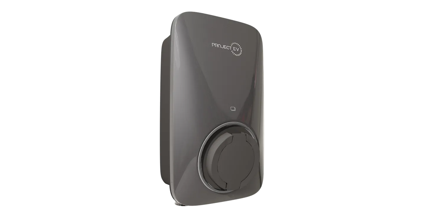 Project EV Apex Grey EV Charger - Untethered Right View, Buy Home Charging Station Online