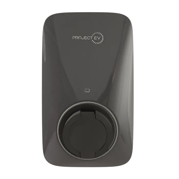 Project EV Apex EV Charger in Grey - Front View, Buy Smart Home Charger