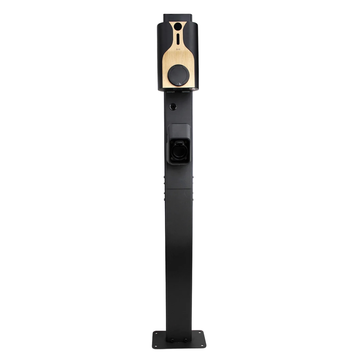 Loady matt black mounting pole for Raedian NORA