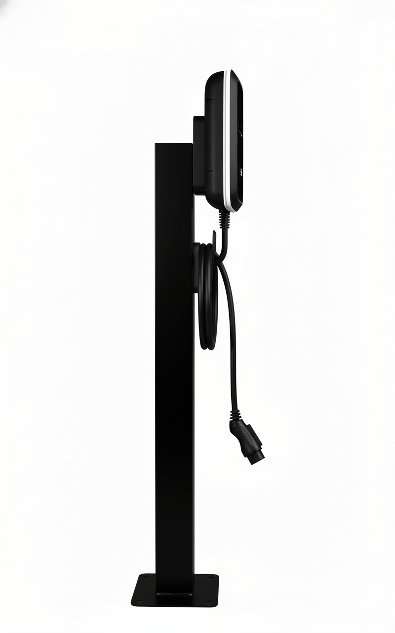 Loady matt black mounting pole for Volkswagen Elli - view 3