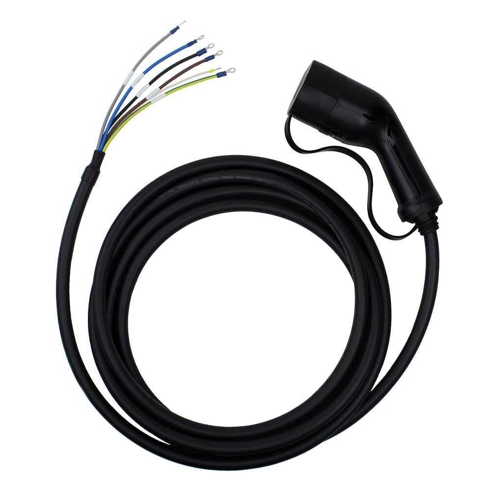 Loady Type 2 open-end replacement charging cable 22kW - view 3