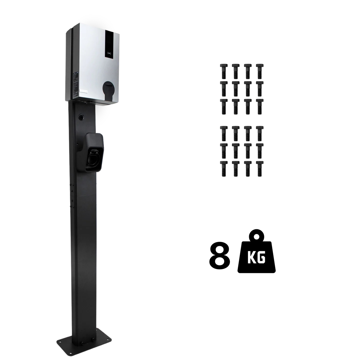 Loady matt black mounting pole for Raedian - view 6