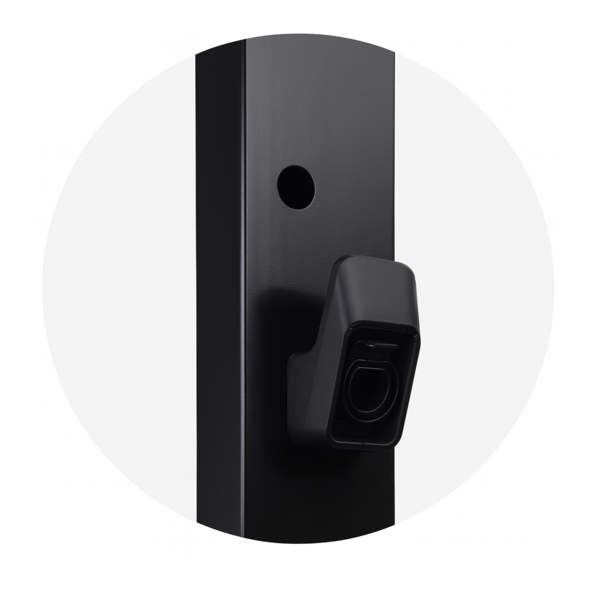 Loady matt black mounting pole for Vestel - view 4