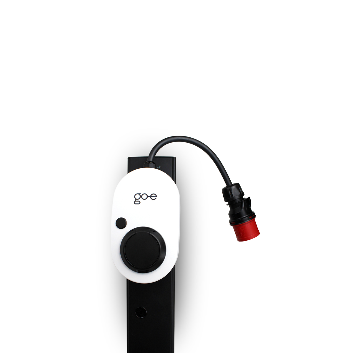 Loady matt black mounting pole for go-e & Fronius Wattpilot - view 3