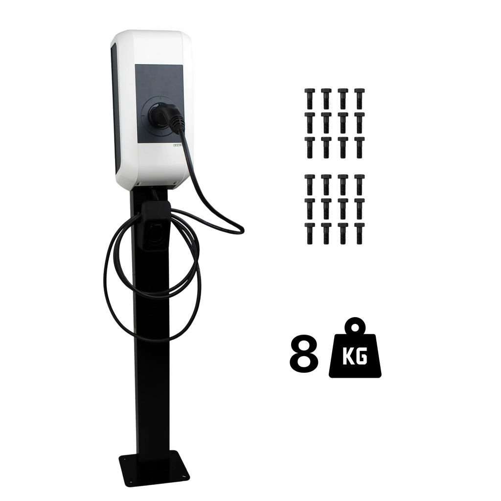 Loady matt black mounting pole for KEBA P30 - view 6