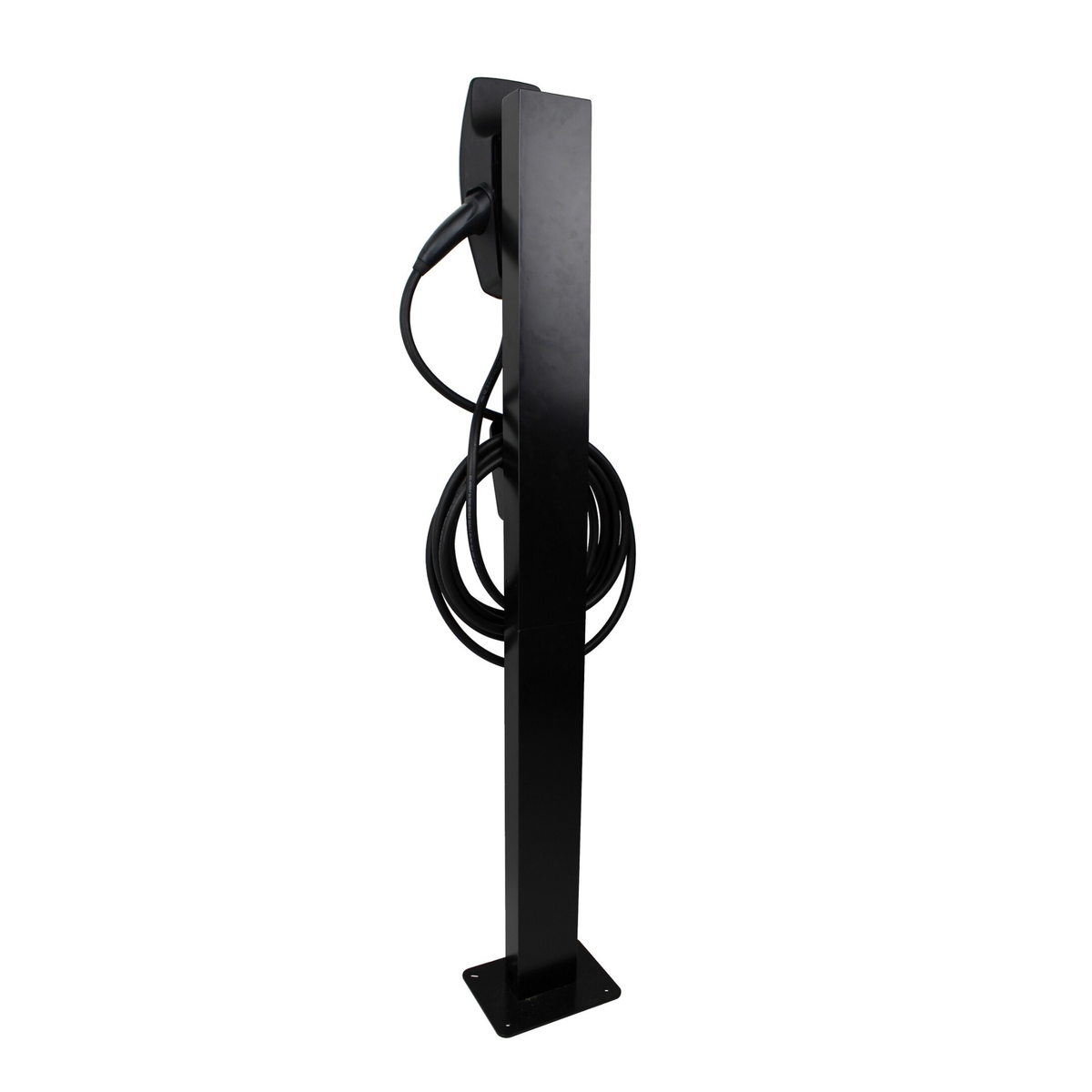 Loady matt black mounting pole for Tesla Wall Connector Gen 3 - view 8