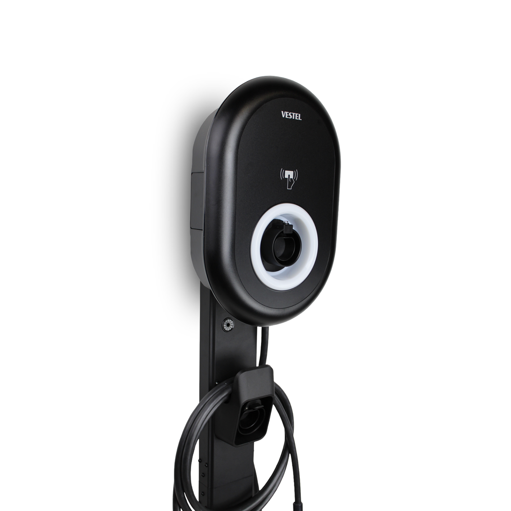 Loady matt black mounting pole for Vestel - view 3