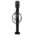 Loady matt black mounting pole for Zaptec Go & Go 2