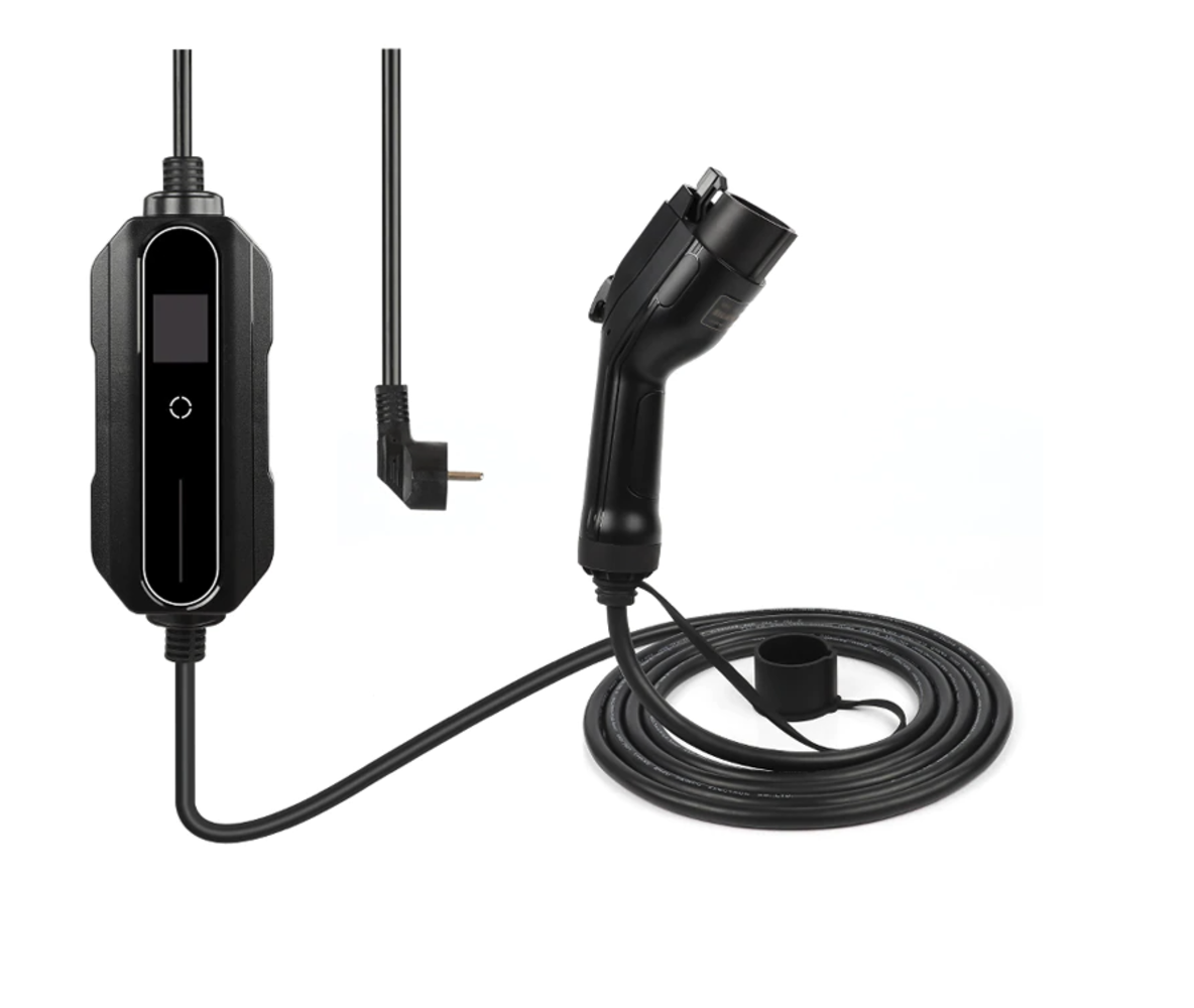 ChargeXpert portable EV charger with Type 1 plug and Schuko plug - view 3