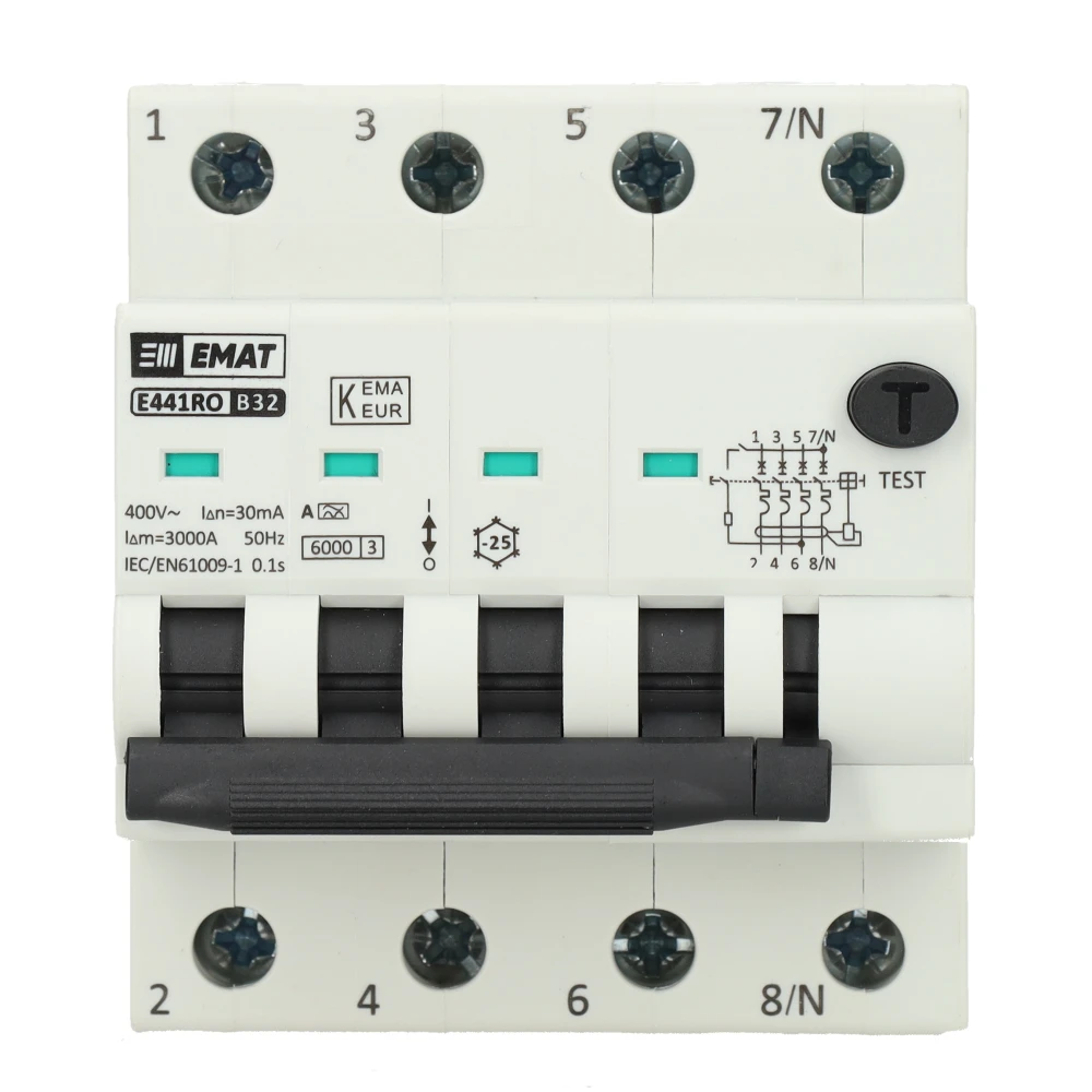 EMAT 3-phase 32A RCBO - view 4