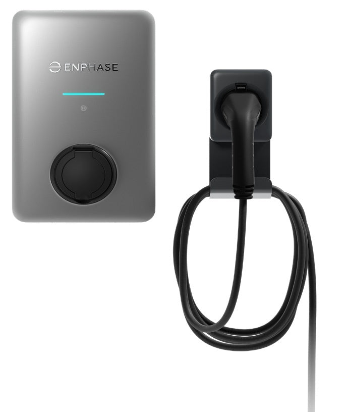 Enphase IQ EV Charger 2 22kW with Type 2 socket in black - view 2