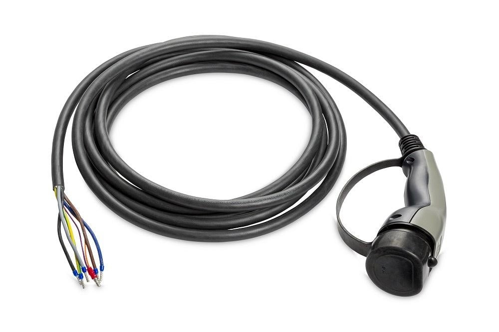 Ratio E-line Type 2 open-end replacement charging cable 11kW