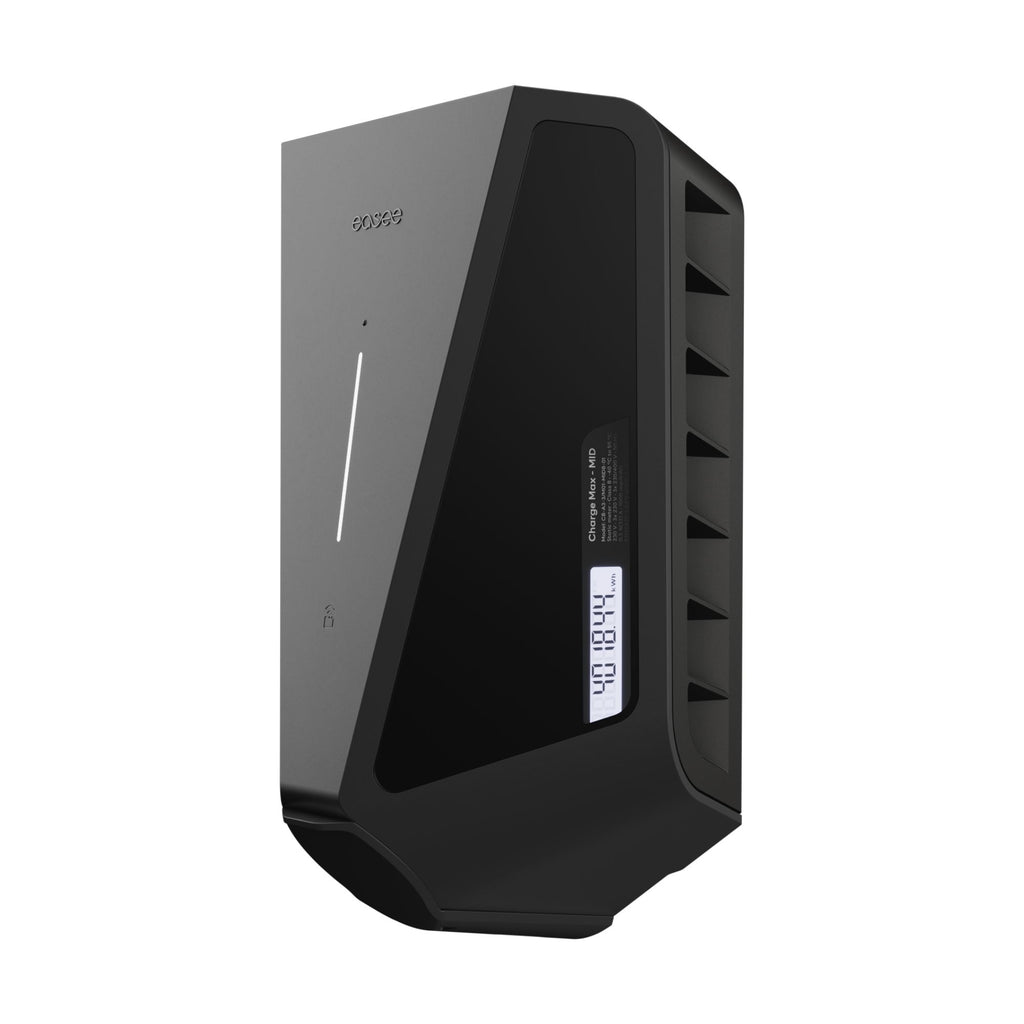 Easee Charge Pro 22kW EV charger with Type 2 socket in black - view 4