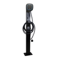 Loady matt black mounting pole for Wallbox Pulsar Pro