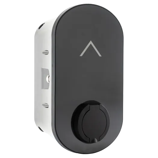 Black and White Wall-Mounted EV Charger with Chevron Logo - Buy Home Charging Point Online