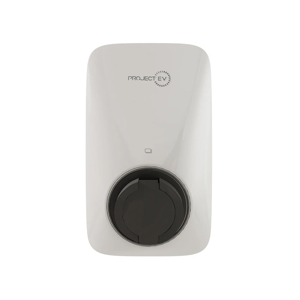 Project EV Apex Steel Replacement Front Cover - Ghost White (RAL 9016), Buy EV Charger Parts Online