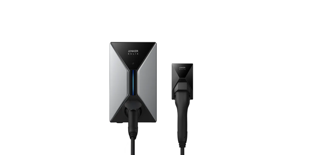 Anker SOLIX EV Charger with Fast Charging Connector - Front View, Buy Home Charging Point Online