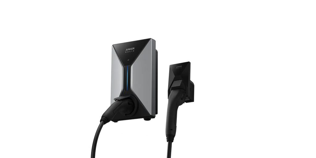 Anker SOLIX EV Charger with Charging Cable - Front View, Buy Home Charging Point Online