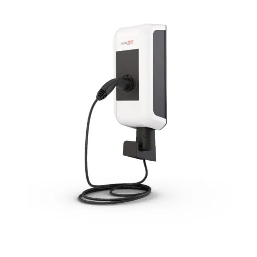 SolarEdge Smart EV charger 7.4kW single-phase with 6m Type 2 cable, floor-standing unit - UK home charging point