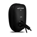 waEV-charge EV1i 7.4kW tethered EV charger, black wall-mounted home charging point - UK