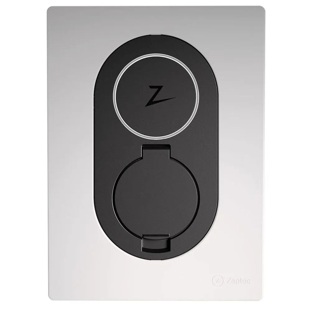 Zaptec Go EV Charger in Cloud White - Interchangeable Cover Colour Option