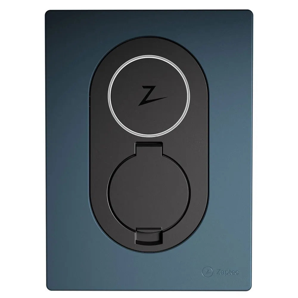 Zaptec Go EV Charger in Midnight Blue - Interchangeable Cover Colour Option
