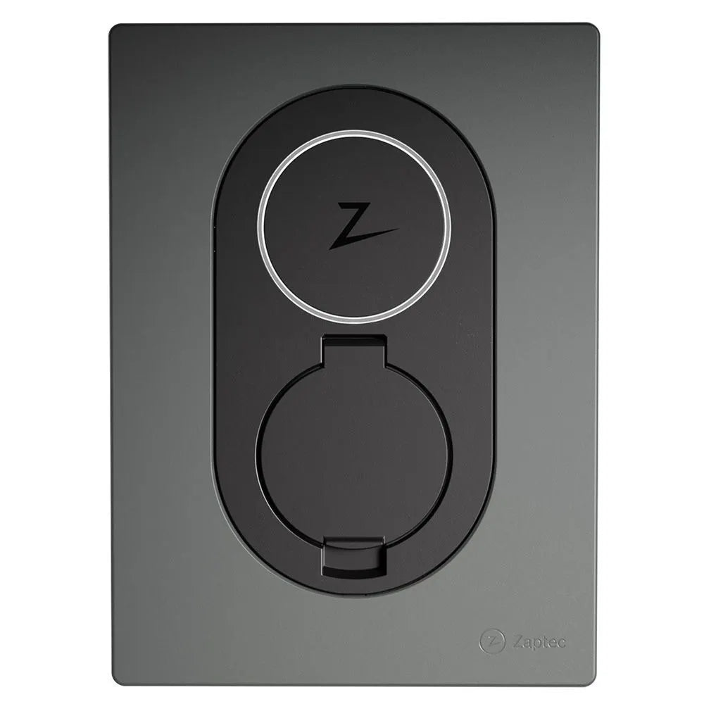 Zaptec Go EV Charger in Rock Grey - Interchangeable Cover Colour Option