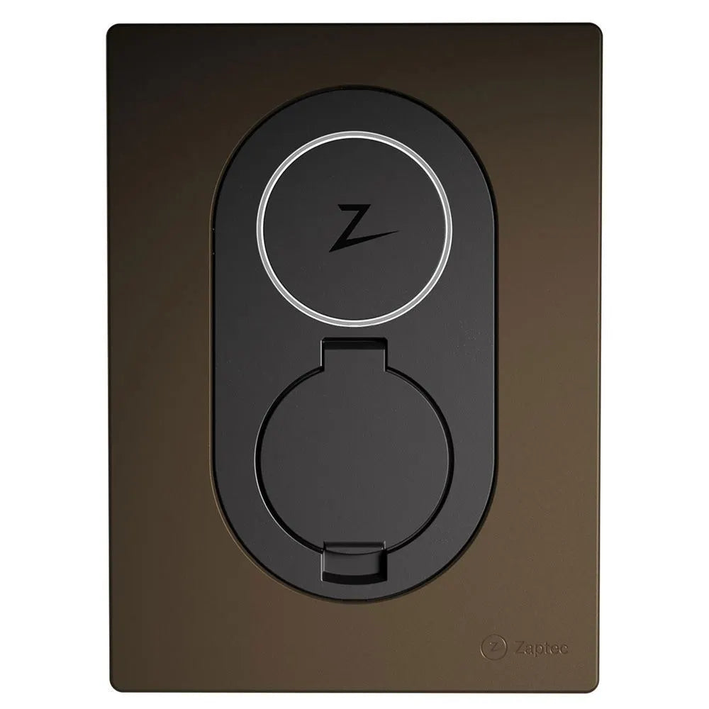 Zaptec Go EV Charger in Wood Brown - Interchangeable Cover Colour Option